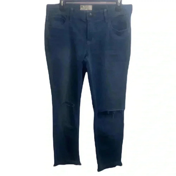 NWT Free People Cropped Distressed Jeans - Picture 1 of 8